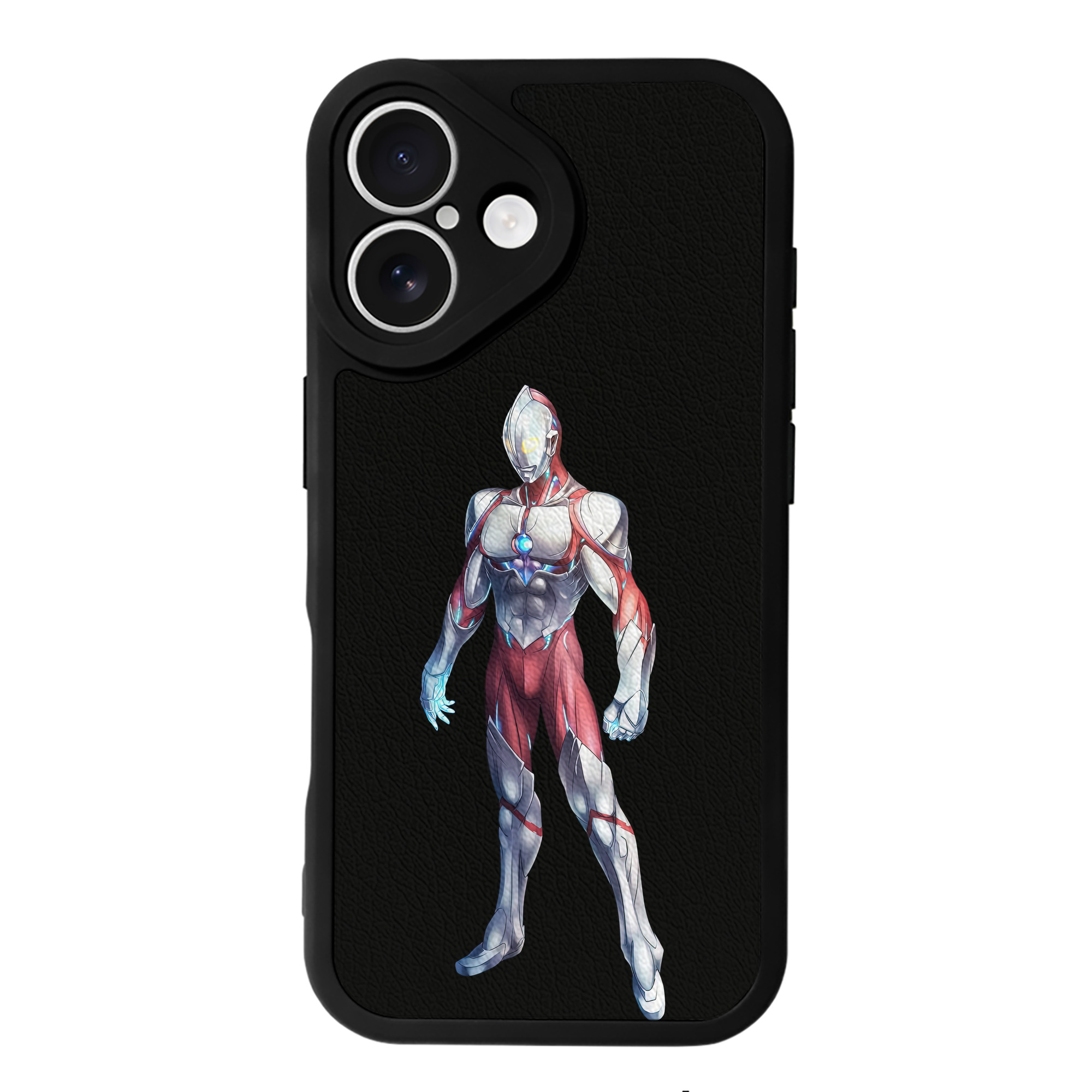 （画像用） ウルトラマン Ultraman 【iPhone 16シリーズ対応】シリコンスマホケース（レザー調） 材質：シリコン